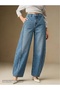 Barrel Jeans 100% Cotton Ballon Model Denim Pants - 8