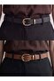 Women's Antique Plated Buckle Belt 2.3 cm Jean Belt Coat Belt Pants Belt