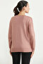 V-Neck Basic Knitwear Sweater - Rose - 6