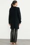 Motifli Agraf Detailed Long Knitwear Cardigan - Black - 6