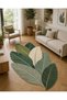 Eta Leaf Patterned Modern Woven Base Decorative Carpet Eta4189 - 3