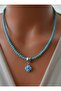 Necklace - Blue -