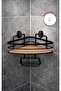 Black Due Single Layer Triangular Shampoo Dispenser & Soap Dispenser 21 cm - 2