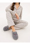 Women's Plush House Slippers with Cat Pattern, Soft, Warm, Furry, Comfortable Home - Dowry - Bundle Slippers - 2