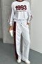 Logo Embroidered Stripe Detailed Top and Bottom Set - 3