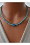 Necklace - Blue - - 3