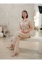 Women's Shirt and Pants Linen Set New Season Comfortable Cut Double Set - 2