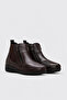 Genuine Leather Brown Women's Classic Boots 982Sza4020 - 4