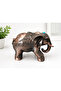 Decorative Ashtray with Metal Elephant Figure and Tabletop Accessory - 3