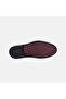 Men's Brown Lace-Up Leather Classic Shoes with Laser Engraving Detail - 4