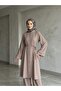 Fake Cuff Judge Collar Suit - Mink