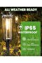 أضواء حديقة شمسية من BITPOTT، 8 قطع، مقاومة للماء IP65 - 5