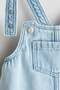 2-piece dungaree dress and top set - 4