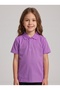 2-Pack Kids Girls Boys 100% Cotton Short Sleeve Polo Collar School T-Shirt - 5