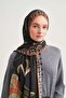 Lalezar Desen Norena Wool Shawl Khaki - 2