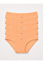 Women's 96% Cotton Salmon Color 5-Piece Panties