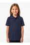 2-Pack Kids Girls Boys 100% Cotton Short Sleeve Polo Collar School T-Shirt - 6
