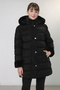 Girl's Thick Winter Fleece-Lined Hooded Coat with Fur on the Sleeves and Hood, Comfortable Long Stylish Waterproof Coat - 6