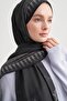 Lavella Pattern Norena Wool Shawl Anthracite - 3