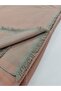 Double-Sided Cashmere Textured Tapestry Woven Shawl 70 X 190 cm Double Color Cotton - 4