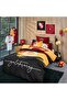 Licensed Quilted -Galatasaray Aslan- Single Complete Set with Elastic Sheets - 4