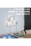 Multi-Plug Extension Socket for 5 Devices, Power Outlet Extender with 2 Outlets & PD 20W (2 Type-C, - 5