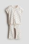 2-piece ribbed cotton set - 2