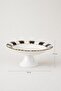 Cleef Footed Round Presentation Plate Black - 30 cm - 2