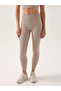 Motion Cross Waist Leggings Mink - 2