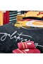 Licensed Quilted -Galatasaray Aslan- Single Complete Set with Elastic Sheets - 5