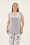 17707 Women's Oversize Capri Set