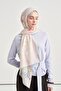 Roselle Pattern Norena Wool Shawl Powder - 3