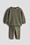 2-piece cotton knit set