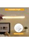 إضاءة LED قابلة للشحن تحت الخزانة من SKY-TOUCH، 30×2×2 سم، قابلة للتعتيم مع 3 أوضاع لونية، تعمل بالطاقة عبر USB - 4