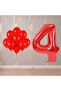 Rönesans 4 Year Old Red Themed Birthday Party Set