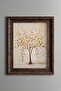 White Flowering Tree - Vintage Patterned Painting - Thick Model