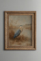 Herons - Vintage Patterned Painting - Thick Model