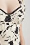 Women's Woven Fabric Balloon Sleeve Corset with Padded Chest and Lace-Up Back Design - 4