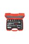 Izeltas 1110006019 3/8 Six Corner Socket Set 19 Pieces