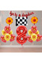 Rönesans Yellow-Red Football Fan Themed Birthday Party Set Age-8