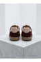 26K-088-8192 Genuine Leather Suede Flat Sole Snaker Sports Shoes for Women - 2