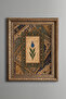 Blue Tulip Motif - Vintage Patterned Painting - Thick Model
