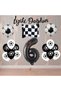 Best Black-White Football Fan-Themed Birthday Party Set Age-6