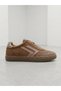 26K-088-8192 Genuine Leather Suede Flat Sole Snaker Sports Shoes for Women - 2