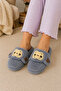 Plush House Slippers with Monkey Figure, Soft Sole Winter House Slippers, Dowry Slippers - 2