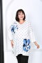 Women's Lycra Viscose V-Neck Plus Size Tunic