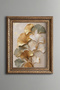 Golden Ginkgo Branch - Vintage Patterned Painting - Thick Model