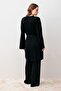 Long Sleeve Lycra Viscose Maternity Dressing Gown Pajama Set - 6