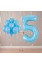 Bal10 Blue Themed Birthday Party Set Age-5