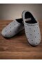 Closed Toe Non-Slip Sole Home Slippers (Black-Navy Blue-Grey / Pattern May Vary) - 2